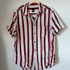 Pinstripe button down